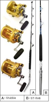 CUSTOM STAND-UP,TROLLING COMBOS WITH PENN INTERNATIONAL V REELS