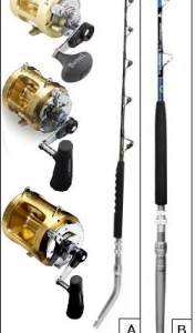 CUSTOM STAND-UP,TROLLING COMBOS WITH SHIMANO TIAGRA REELS