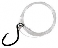 CUSTOM FLUOROCARBON LEADERS W/ OWNER SUPER MUTU HOOKS