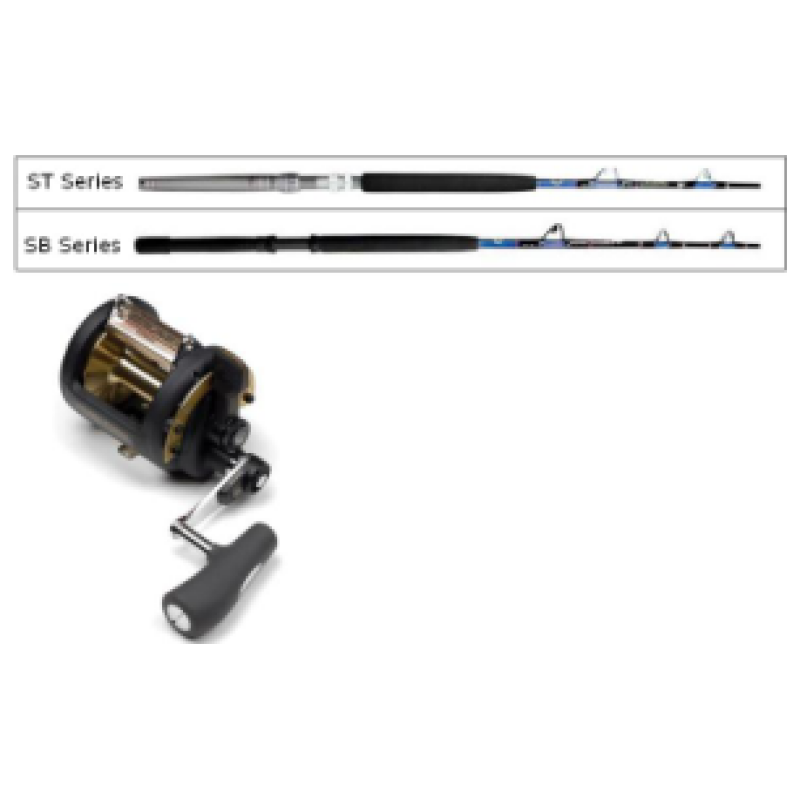 CUSTOM ROD AND REEL COMBO W/ TLD 50IILRSA