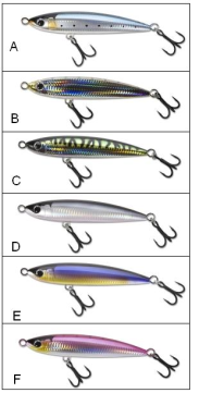 2 SHIMANO ORCA LURES TOPWATER TP ORCA 190mm PURPLE GOLD GREEN MACKEREL  COLORS