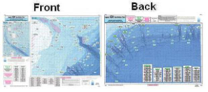 CAPTAIN SEAGULLS CHART AT206, BATHYMETRIC ATLANTIS TO TOM'S CANYON