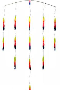 CUSTOM 42IN FLOATING SPREADER BAR WITH 15 x 9IN SQUIDS