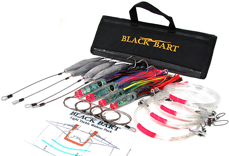 BLACK BART LIGHT WAHOO 4PK 50-80LB TACKLE