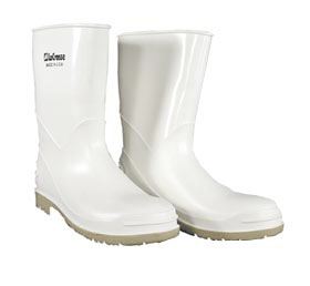 Heavy Duty White Rubber Boots