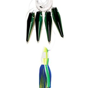 BOWLING PIN DAISY CHAIN TEASER - GREEN AND YELLOW