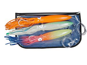 3 PACK SQUID STINGER HOOK BAITS
