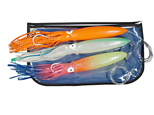 3 PACK SQUID STINGER HOOK BAITS