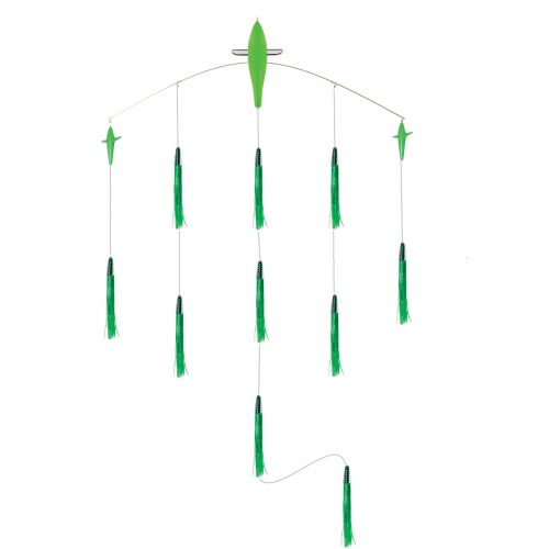 48in Titanium Triple Bird Green Machine Spreader Bar