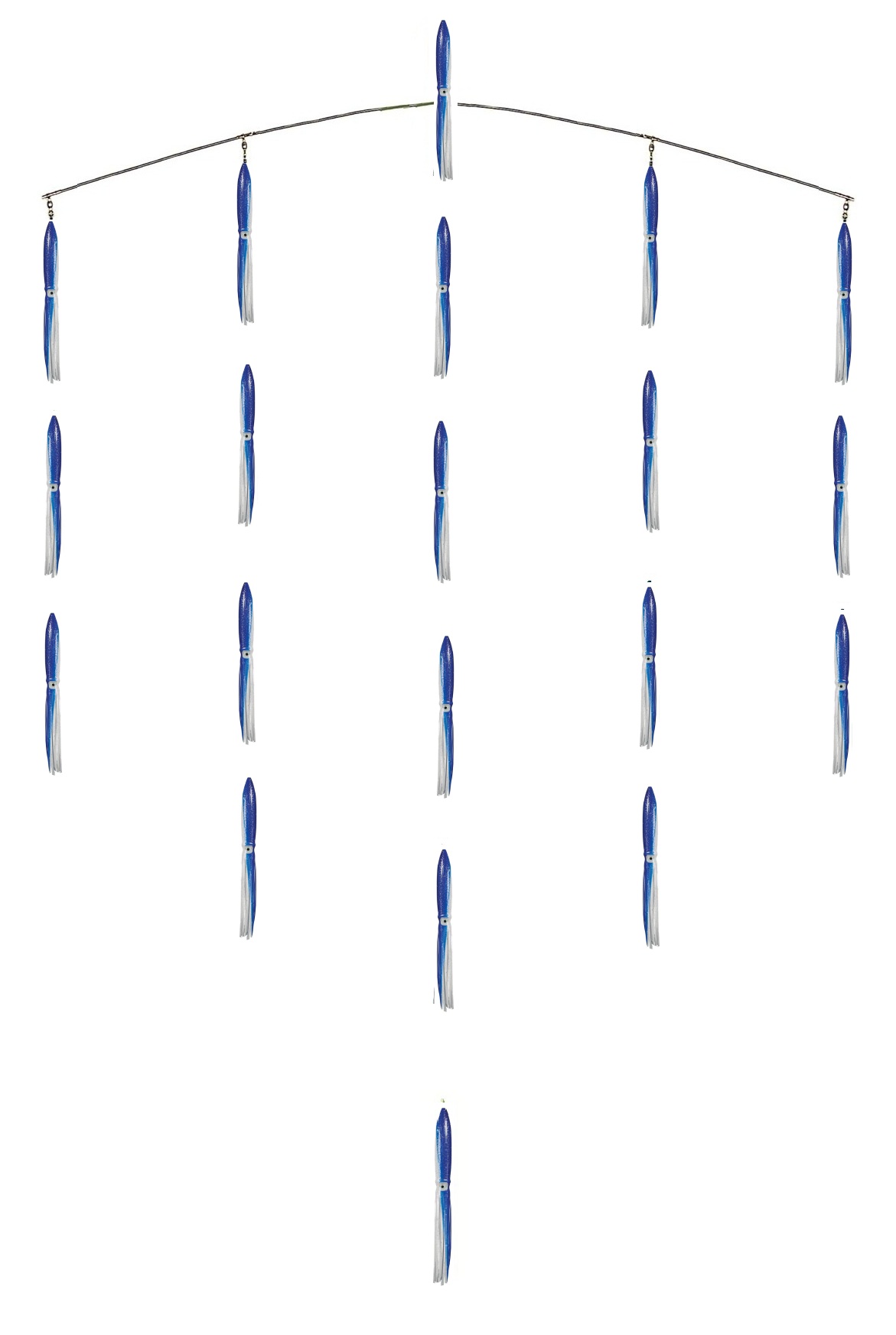 36in Eliminator Spreader Bar w/ 20 x 6in Squid