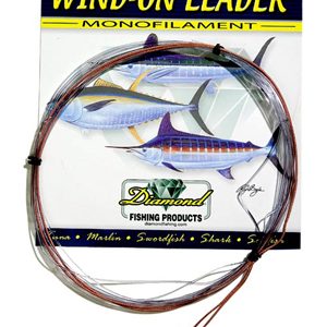 DIAMOND FISHING PRODUCTS 25' WIND ON LEADERS W/ MOMOI HI-CATCH LINE