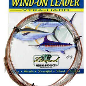 DIAMOND FISHING PRODUCTS 25' WIND ON LEADERS W/ MOMOI X-HARD LINE