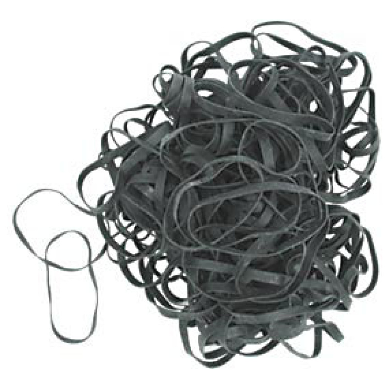 BLACK RUBBER BANDS