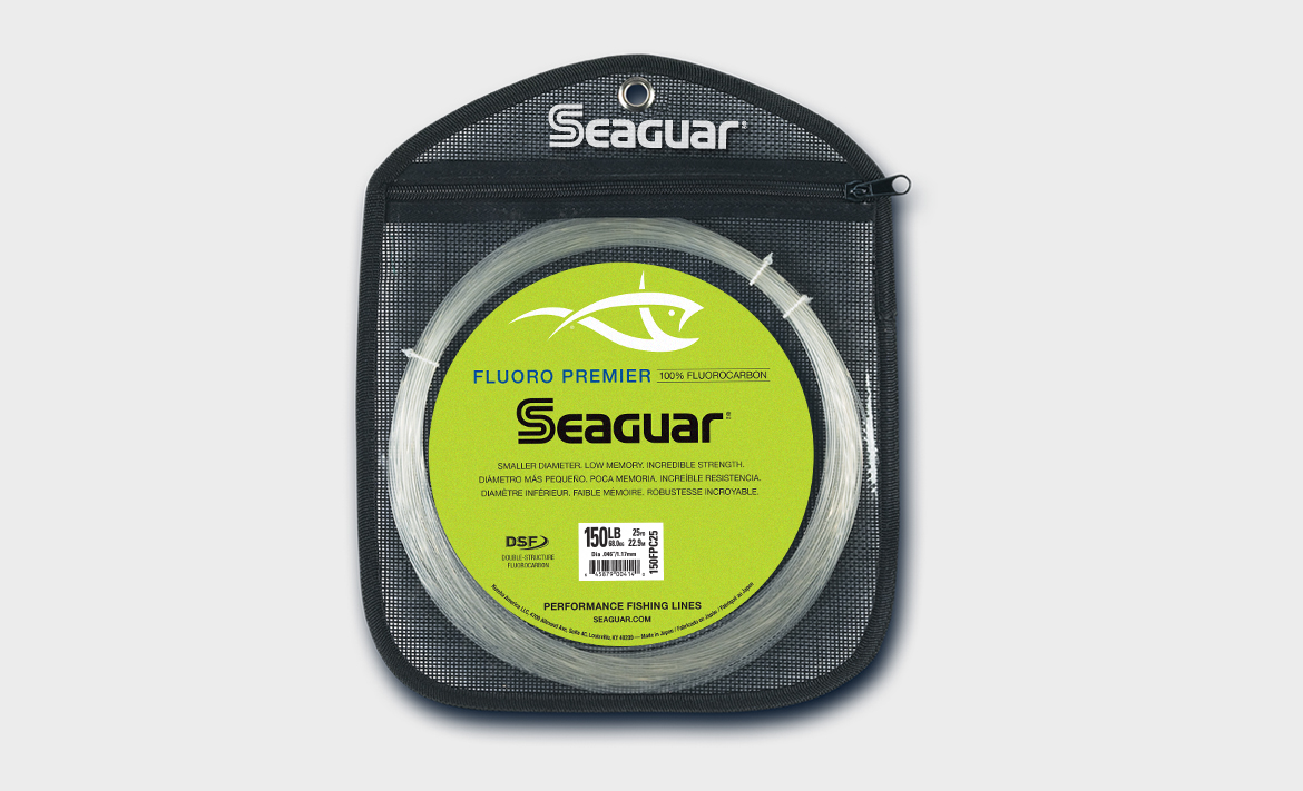 Seaguar Fluoro Premier 100% Fluorocarbon Leader 25 yds - 25 lb