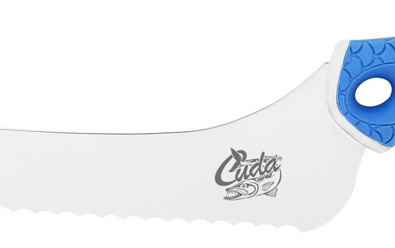 Cuda 9" Titanium Bonded Offset Serrated Chunk Knife