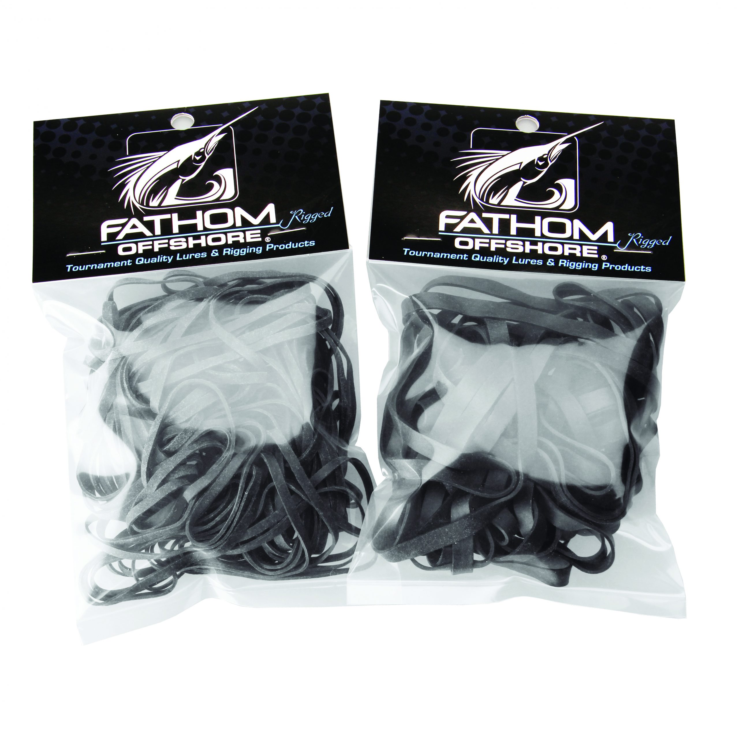 Fathom Offshore Black Rubber Bands