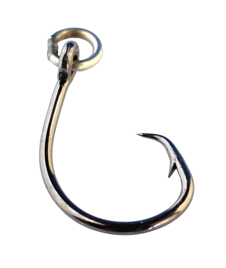 Mustad R39943NP-BN Demon Perfect Circle Ringed, Offset Hooks