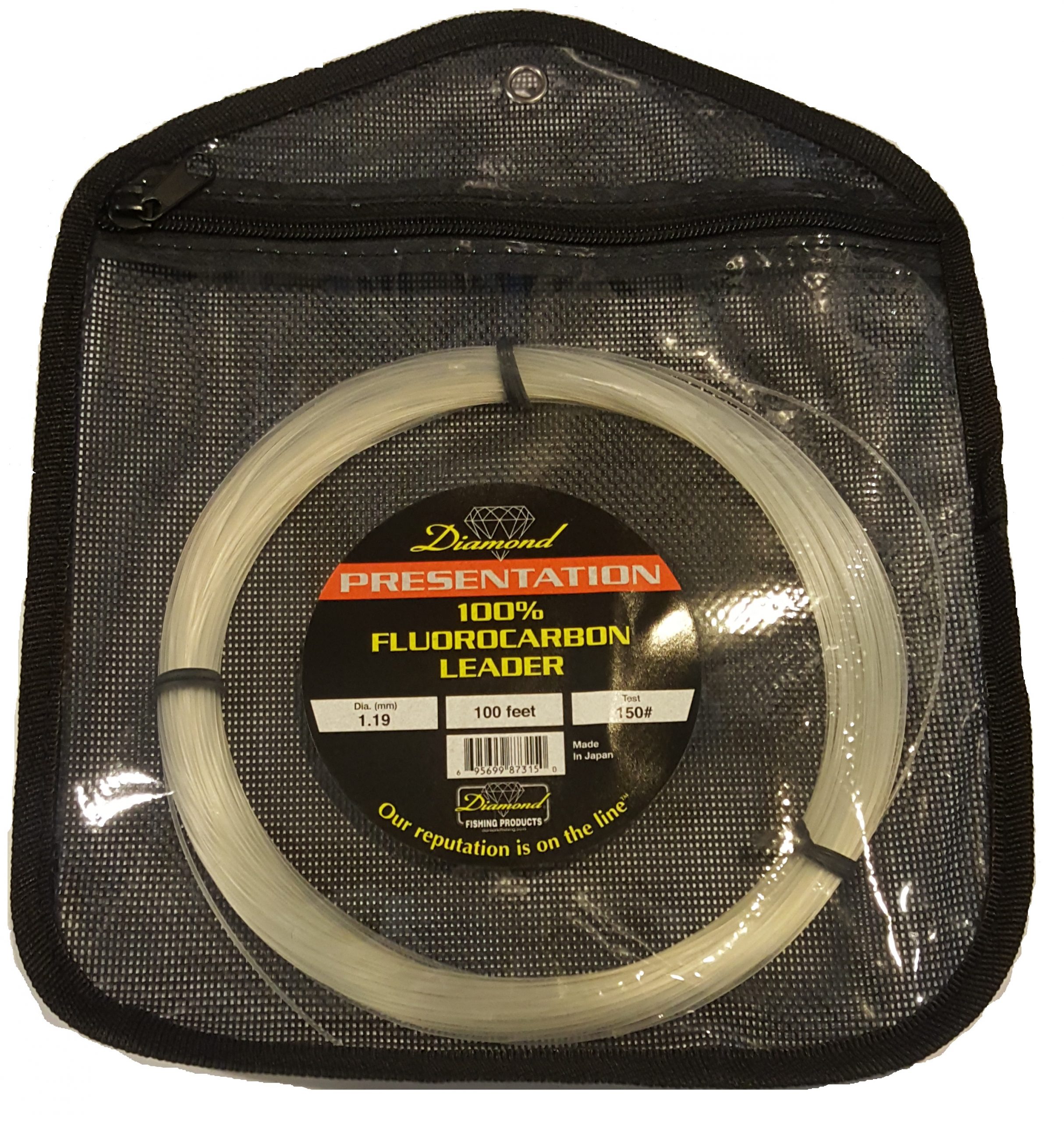 Diamond Illusion Fluorocarbon Leader - 500 yd. - 60 lb. Test - Clear -  Melton Tackle