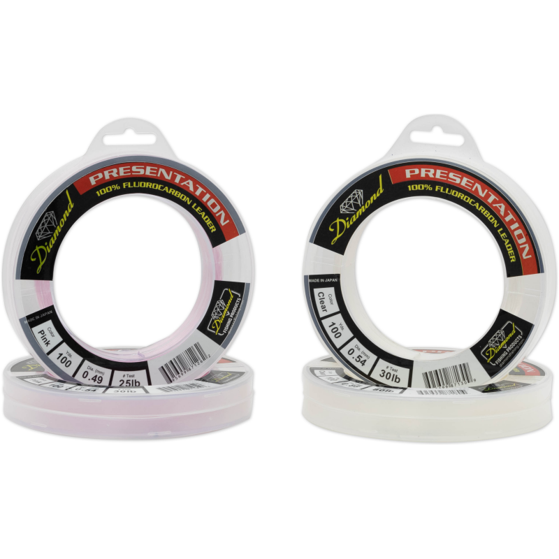 DIAMOND PRESENTATION FLUOROCARBON 100 YARD SPOOLS