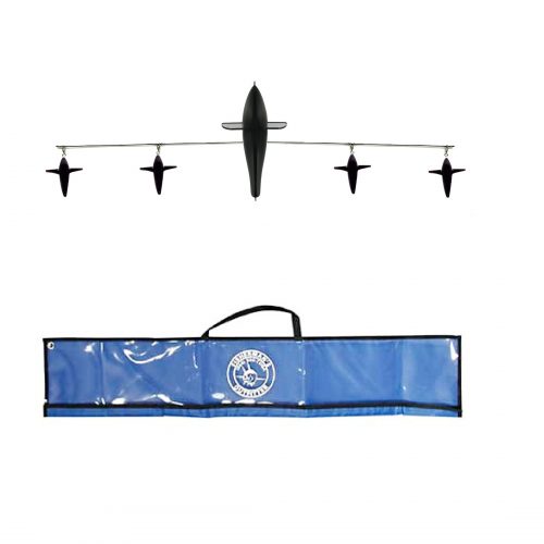 Custom 36in Titanium Bird Bars with 5 Birds
