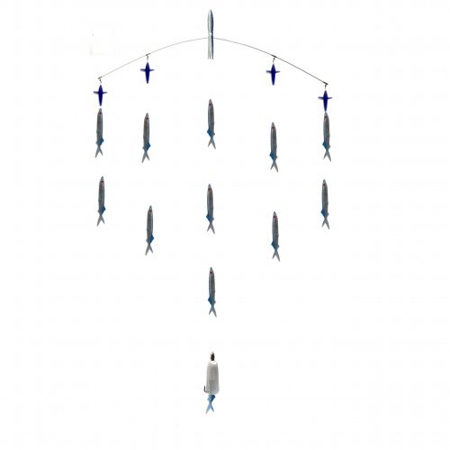 48in Titanium Quad Bird Bar w/ Chewy Hoos