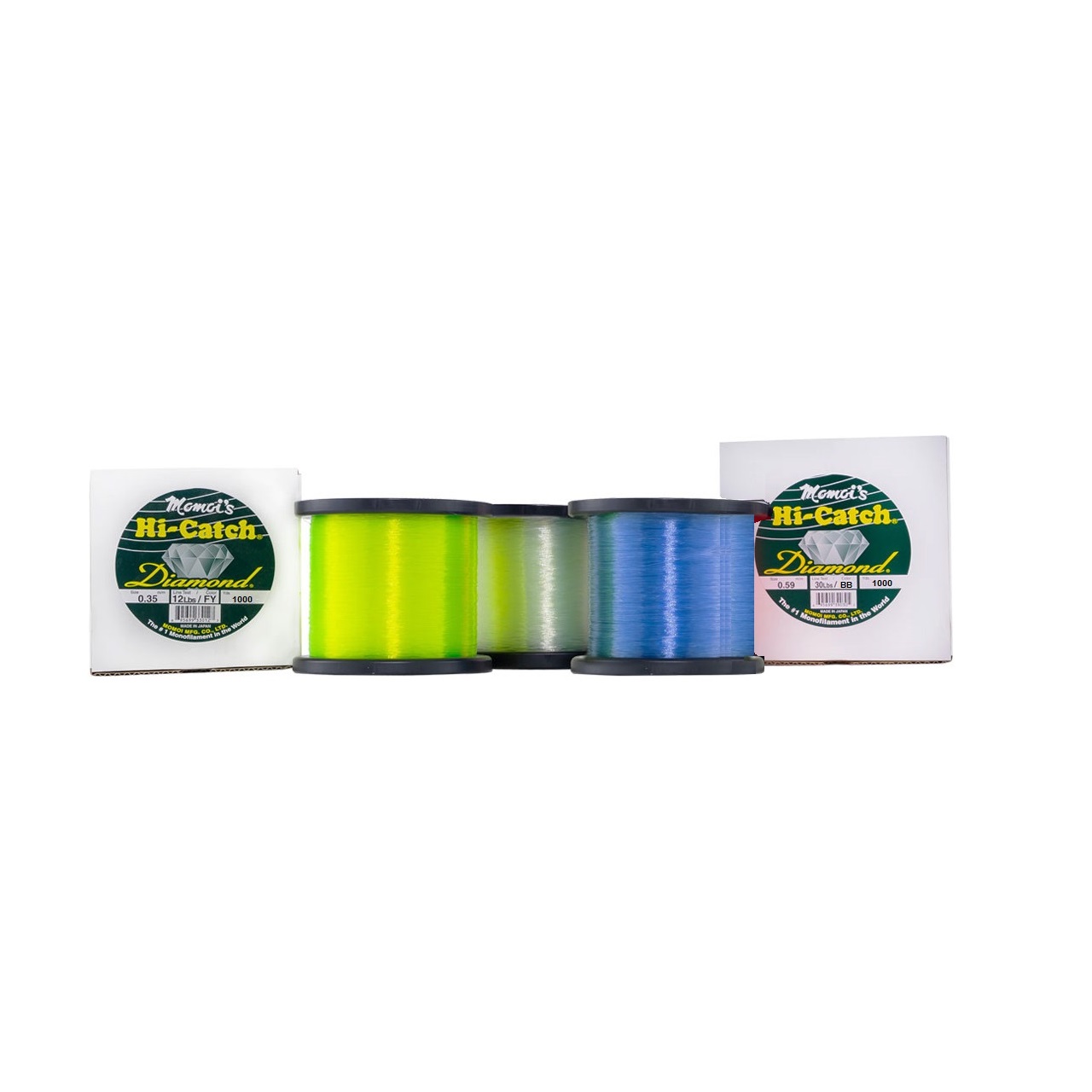 MOMOI DIAMOND HI-CATCH 1000 YARD SPOOLS - Fisherman's Outfitter