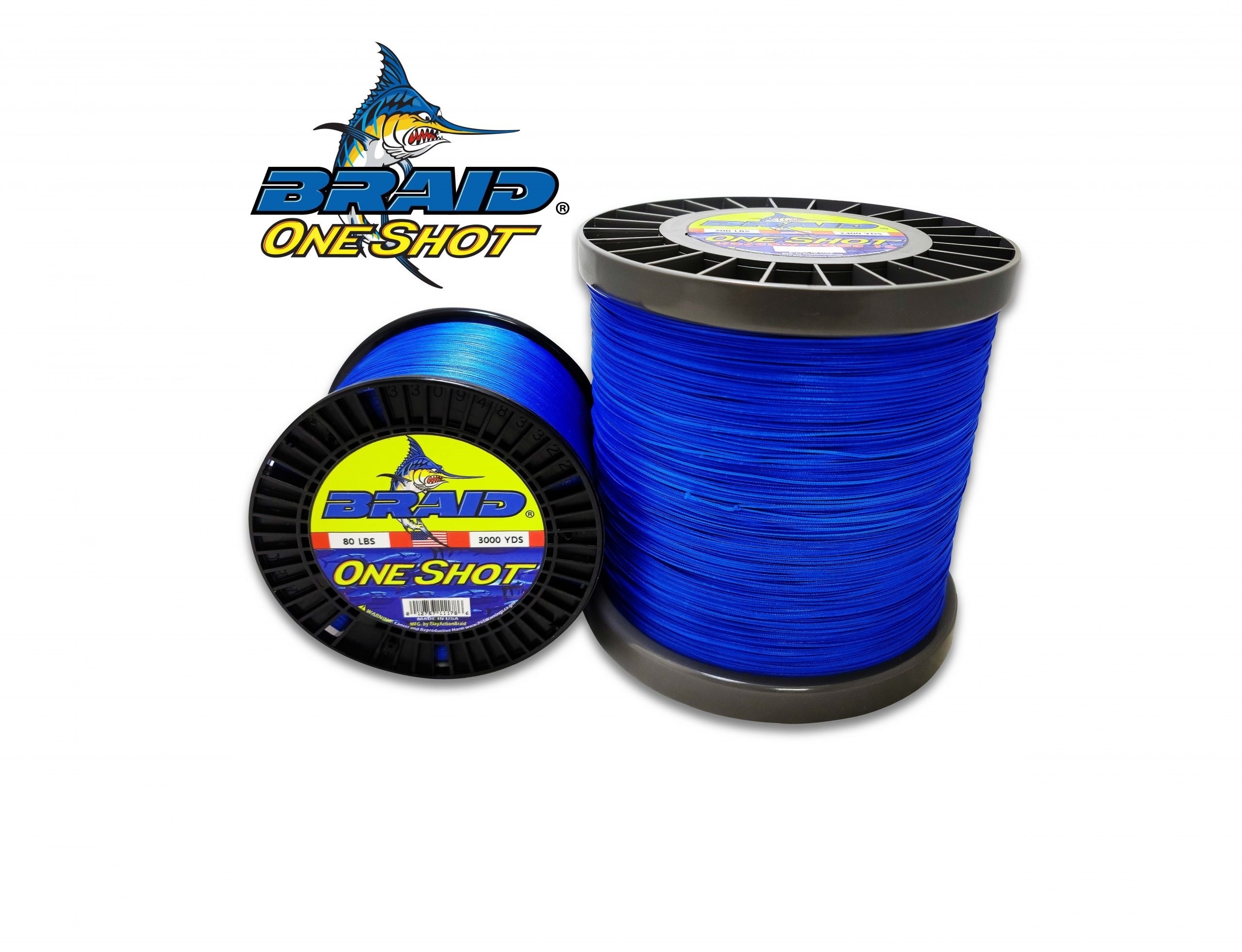 BRAID ONE SHOT 16X HOLLOW CORE BRAID - 3000 YARD SPOOLS