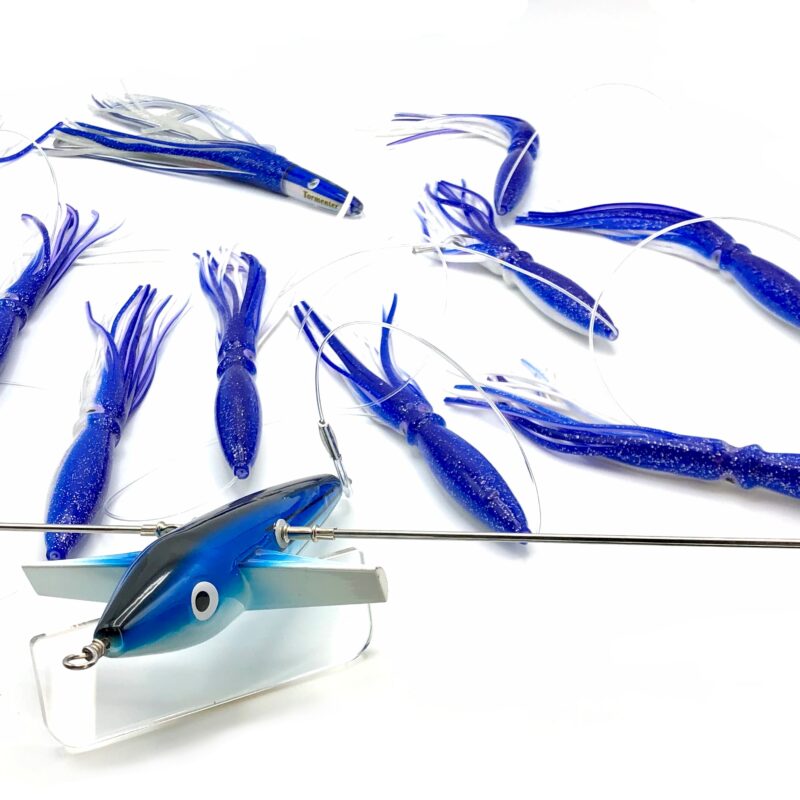 19in Tormenter Sidewinder Directional Spreader Bars - Blue/White