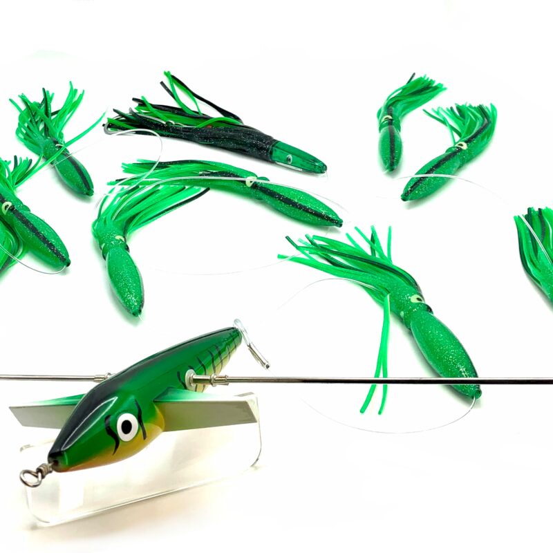 19in Tormenter Sidewinder Directional Spreader Bars - Green/Black