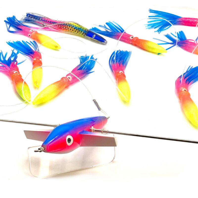 19in Tormenter Sidewinder Directional Spreader Bars - Rainbow