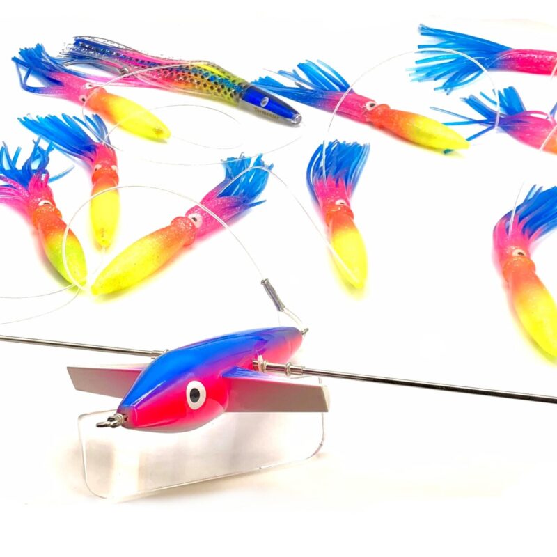 19in Tormenter Sidewinder Directional Spreader Bars - Rainbow