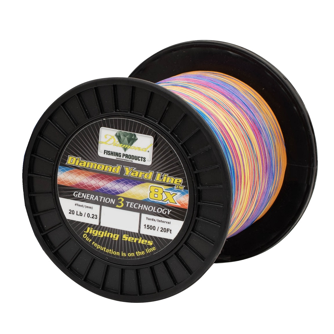 Diamond Yard Line - Jigging Series 8X Solid - 300yd Spools - Fisherman's  Outfitter