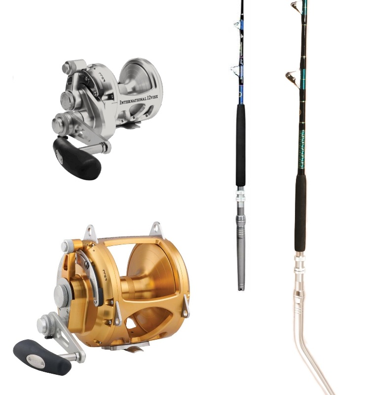 CUSTOM IGFA SERIES TROLLING ROD AND REEL COMBOS WITH PENN INTERNATIONAL VI REELS